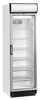 Glastürtiefkühlschrank TK 300 G-CP mit statischer Kühlung, Glastür mit Griff und Werbe-Display